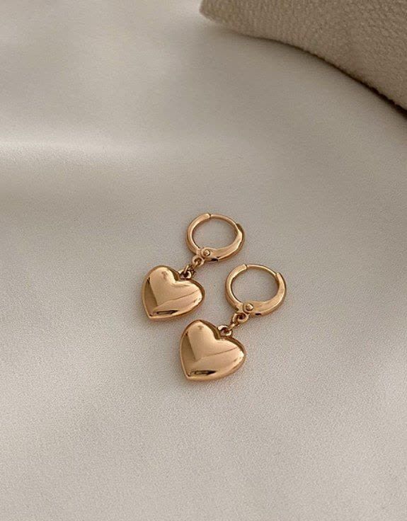 گوشواره قلبی ژوپینگ کد 1316